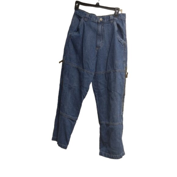 Wrangler Boys 18 Jeans Cargo Pockets Hidden Pockets Blue ATG47 - Picture 2 of 7